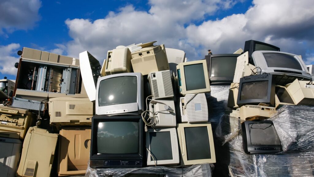 Old Televisions and Electronics