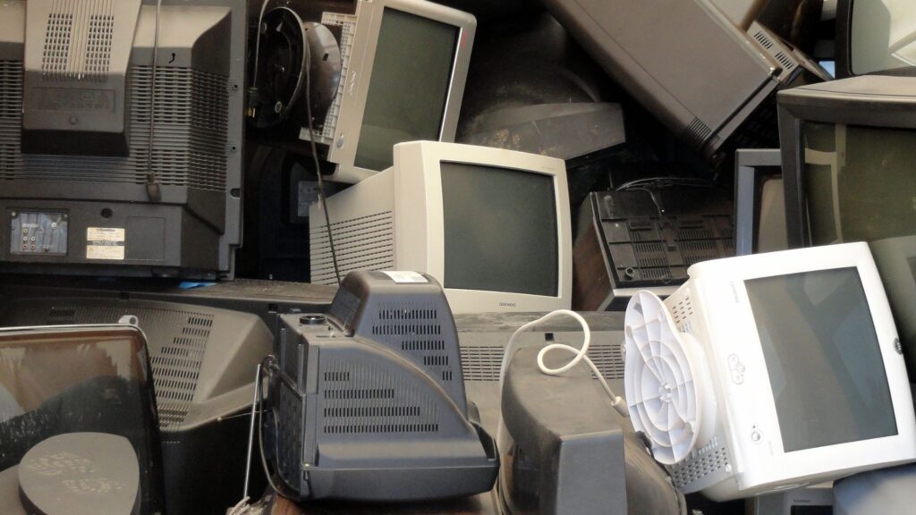 Old Televisions and Electronics